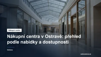 Prosklená pasáž moderního nákupního centra