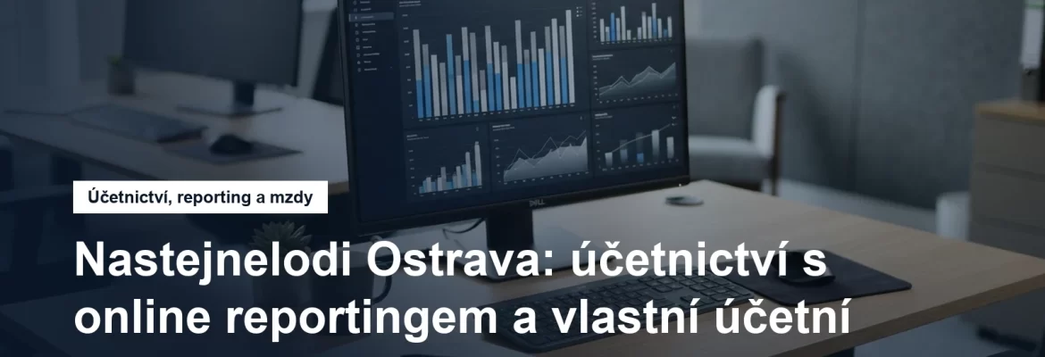 Monitor s přehledovým panelem účetnictví na stole kanceláře