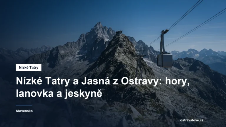 Horské středisko s lanovkou nad hřebeny