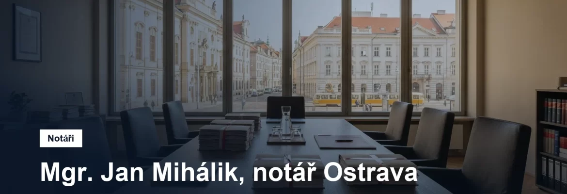 Moderní notářská kancelář na třídě 28. října v Ostravě