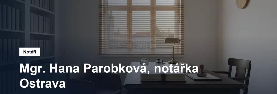 Notářská kancelář na Sokolské třídě v Ostravě