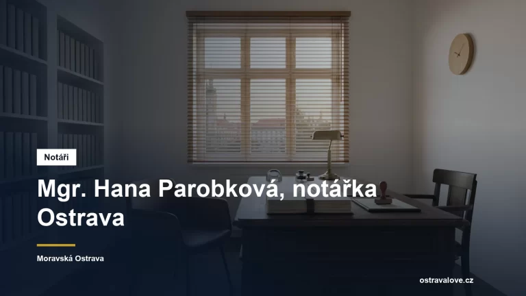 Notářská kancelář na Sokolské třídě v Ostravě