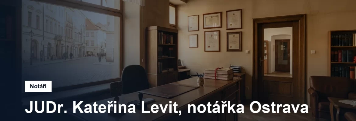 Notářská kancelář v přízemí v centru Moravské Ostravy