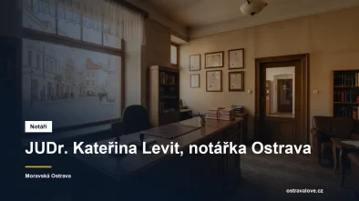 Notářská kancelář v přízemí v centru Moravské Ostravy