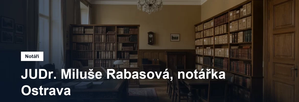 Notářská kancelář v budově Na Hradbách v Ostravě