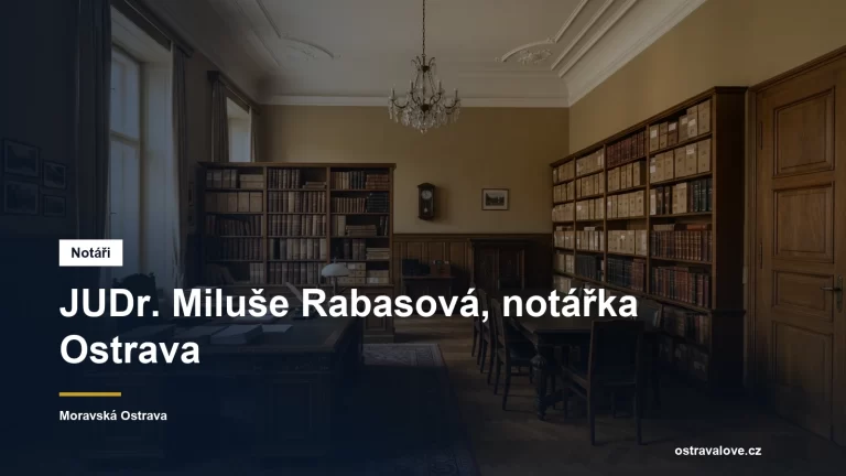 Notářská kancelář v budově Na Hradbách v Ostravě