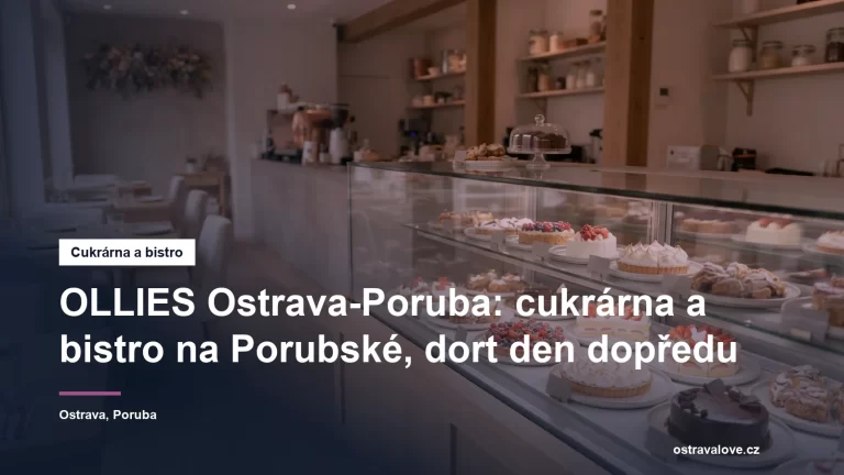 Cukrárna Ollies v Ostravě-Porubě