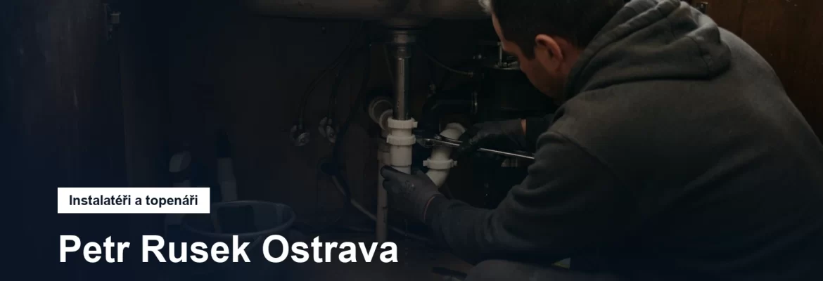 Oprava sifonu pod kuchyňským dřezem