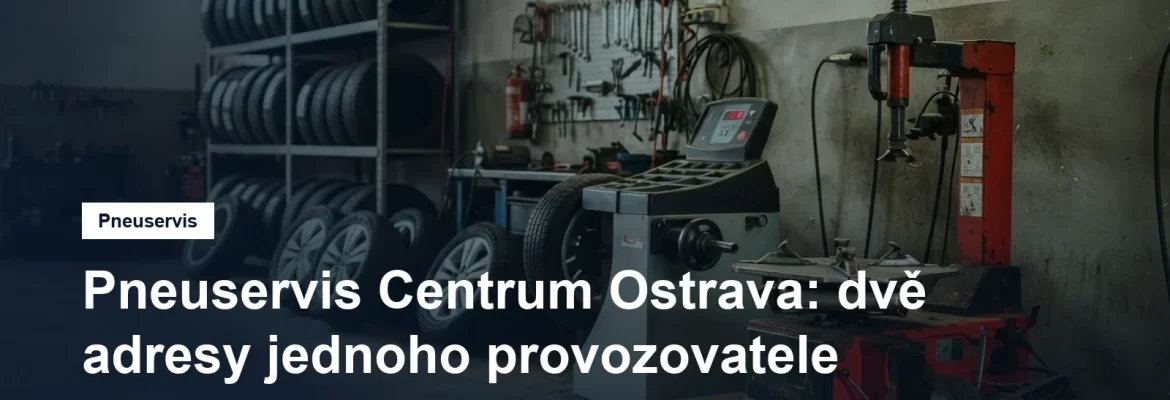 Pneuservisní dílna v Ostravě, přezouvačka a vyvažovačka s koly připravenými k montáži