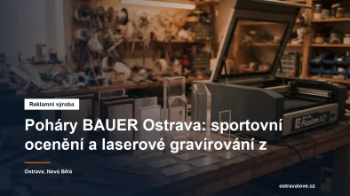 Výroba a gravírování sportovních pohárů a trofejí v Ostravě