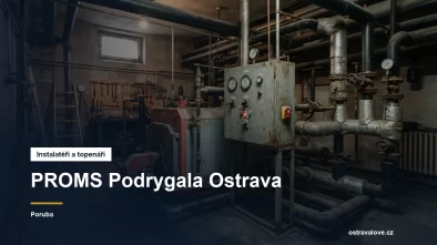 Kotelna bytového domu s rozvody ústředního topení