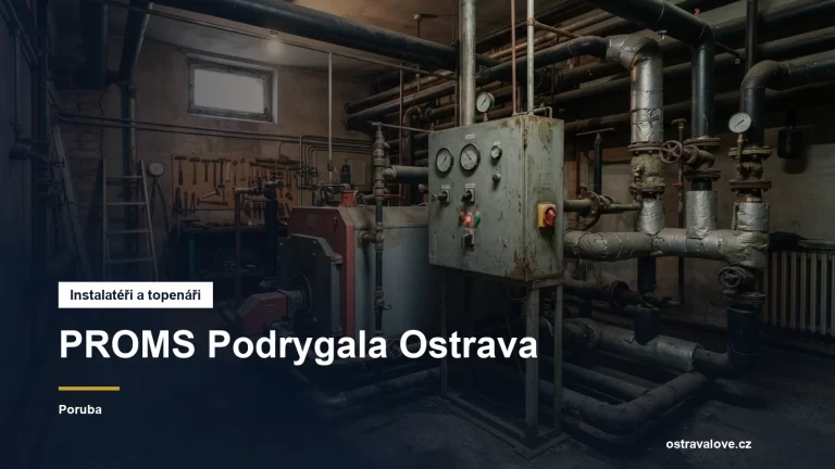 Kotelna bytového domu s rozvody ústředního topení