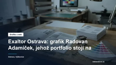 Grafik Radovan Adamíček, značka Exaltor, Ostrava-Výškovice