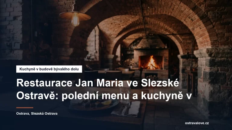 Restaurace Jan Maria ve Slezské Ostravě