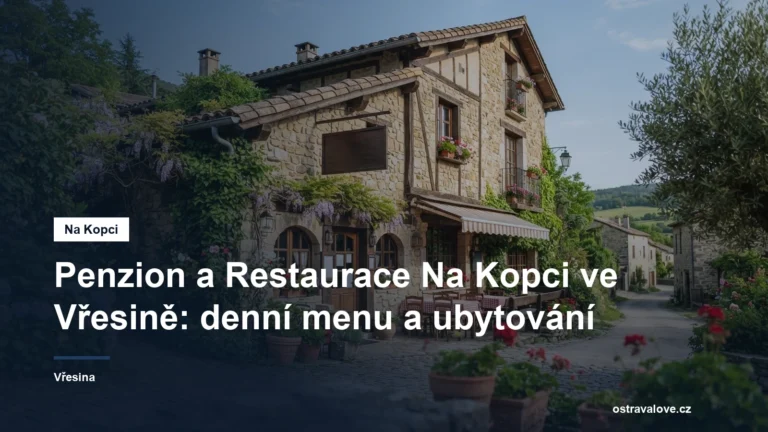 Venkovská restaurace s penzionem