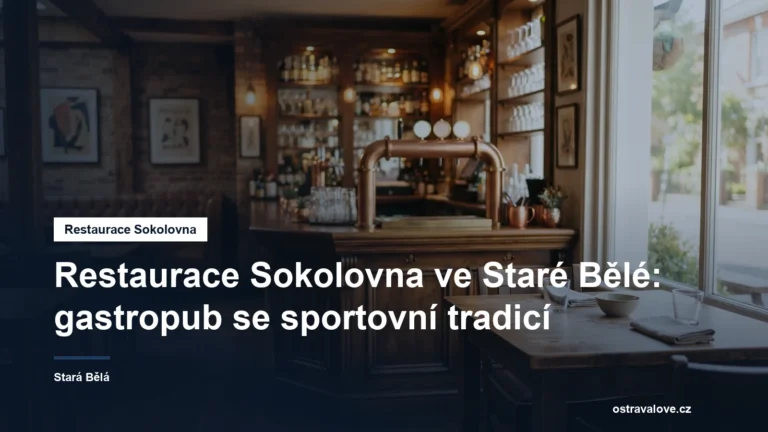 Útulný gastropub s posezením a výčepem