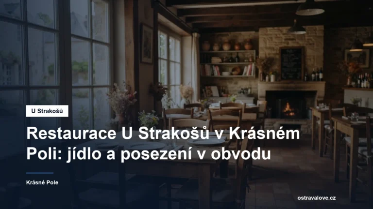 Interiér venkovské restaurace s posezením