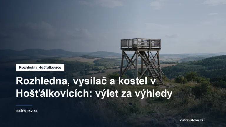 Dřevěná rozhledna s výhledem do kraje