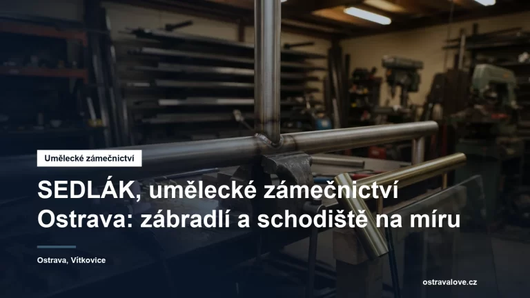 Výroba nerezového zábradlí a schodiště v ostravské zámečnické dílně
