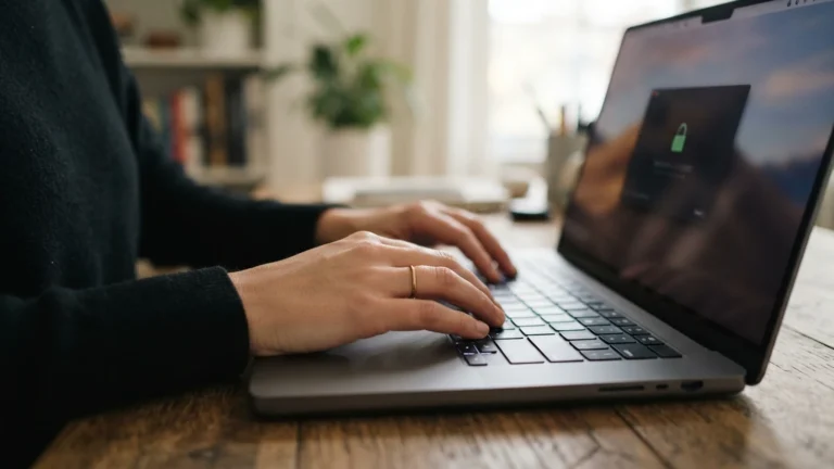Zabezpečené přihlašování a silná hesla na notebooku