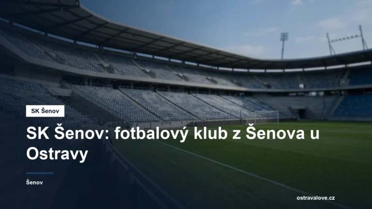 Fotbalový stadion s tribunou a hrací plochou
