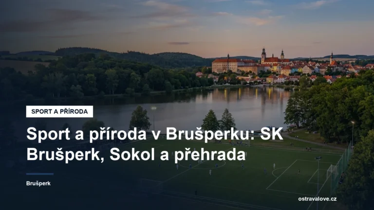 Fotbalové hřiště SK Brušperk a okolní příroda