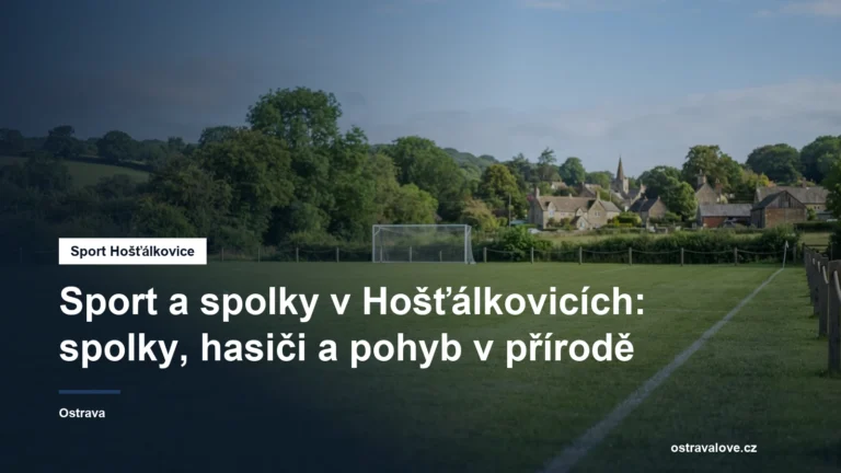 Sportovní zázemí a zeleň v obvodu