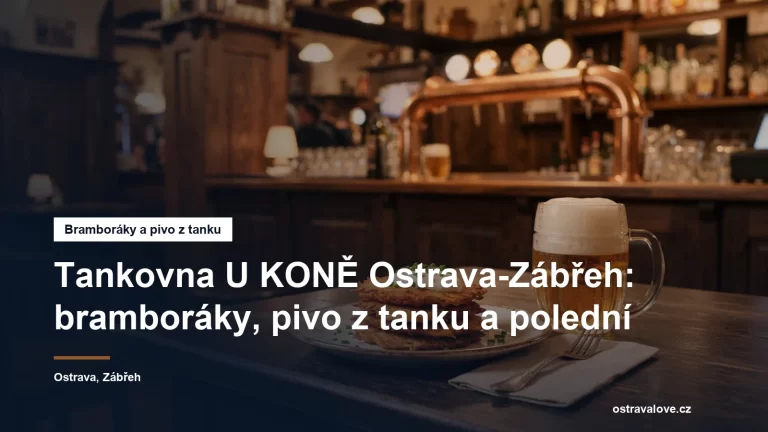 Tankovna U KONĚ na Svazácké v Ostravě-Zábřehu