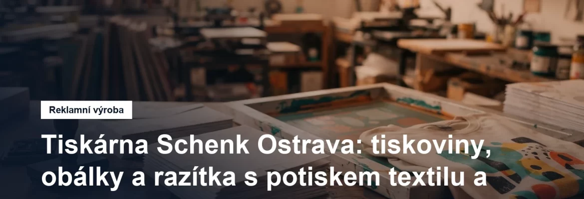 Tisk tiskovin, razítek a potisk reklamních předmětů v Ostravě