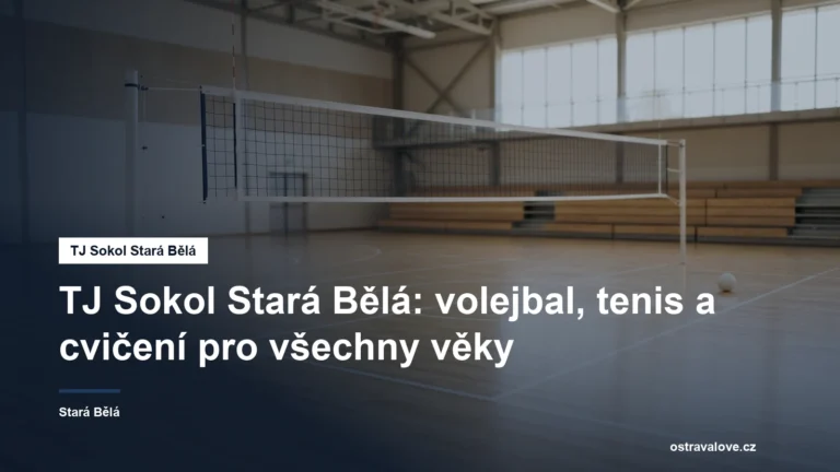 Tělocvična s volejbalovým hřištěm
