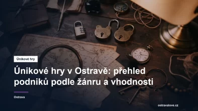 Rozcestník ostravských únikových her na ostravalove.cz