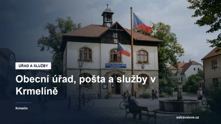 Budova obecního úřadu v Krmelíně