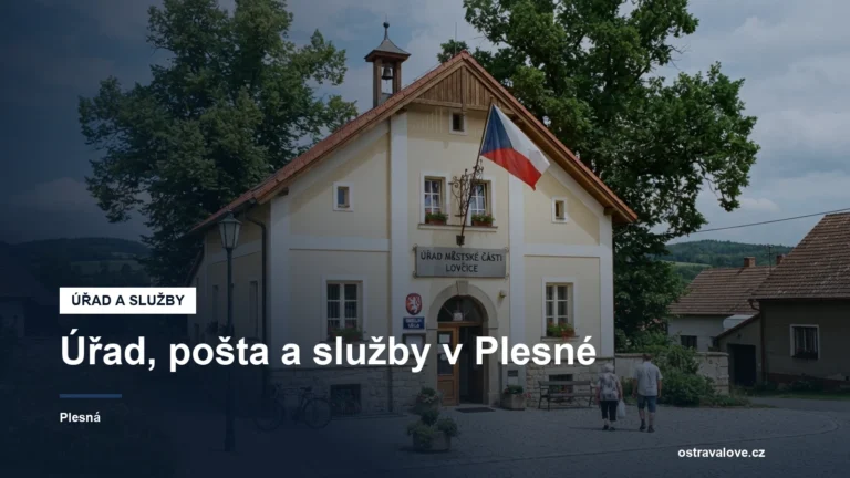 Budova úřadu městského obvodu Plesná