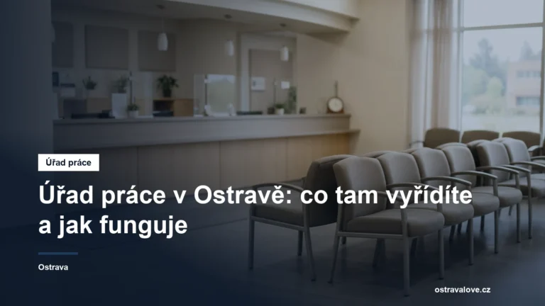 Přepážka úřadu s pořadovým systémem