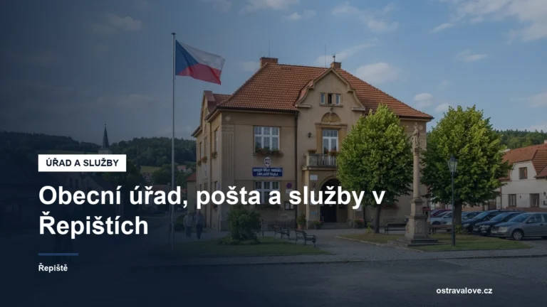Budova obecního úřadu v Řepištích