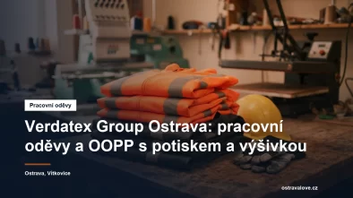 Pracovní oděvy s firemním logem a ochranné pomůcky v Ostravě