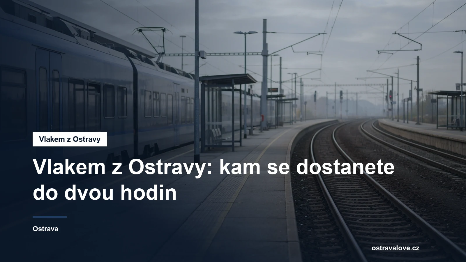 Nástupiště s příměstským vlakem RegioPanter