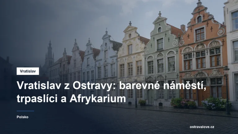 Řada barevných měšťanských domů na náměstí