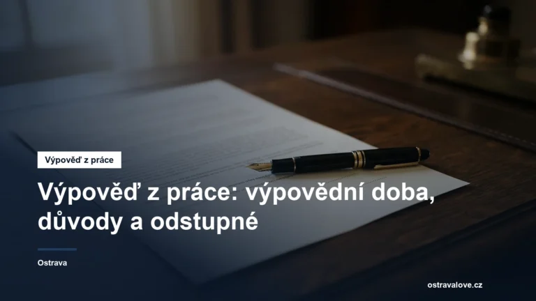 Podepisovaný dokument o ukončení poměru