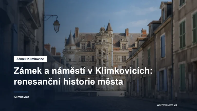 Renesanční zámek v historickém jádru města