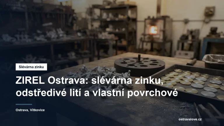 Odstředivé lití zinku a kovové odlitky v ostravské slévárně