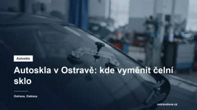 Čelní sklo vozu s opravným přísavným nástrojem