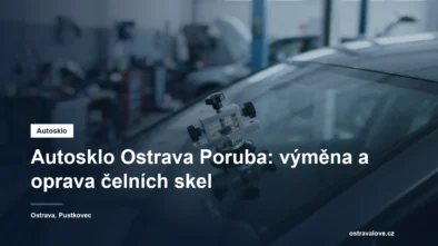 Čelní sklo vozu s opravným přísavným nástrojem