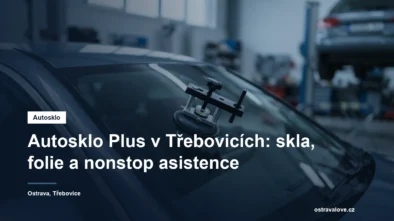 Čelní sklo vozu s opravným přísavným nástrojem