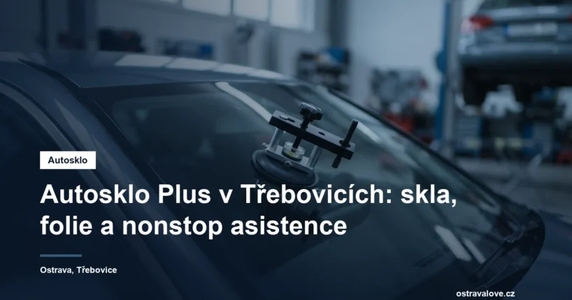 Čelní sklo vozu s opravným přísavným nástrojem