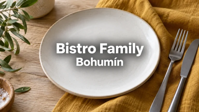 Prázdný talíř a ubrousek – Bistro Family, Bohumín