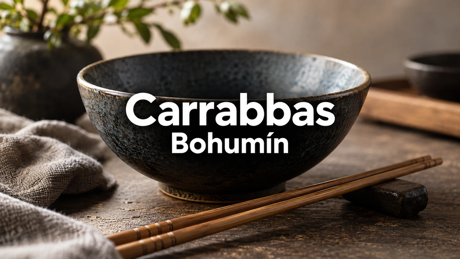 Prázdná miska a jídelní hůlky – Carrabbas, Bohumín