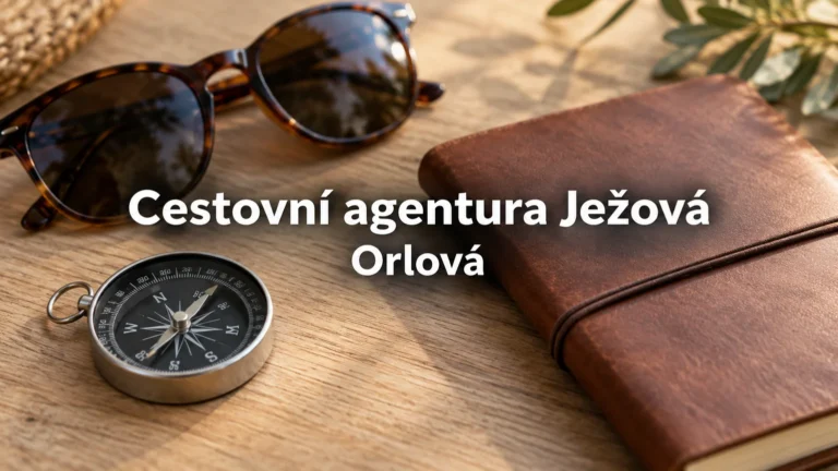 Kompas, sluneční brýle a zápisník – Cestovní agentura Ježová, Orlová