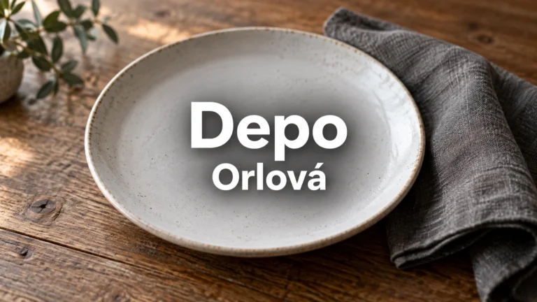 Prázdný talíř a ubrousek – Depo, Orlová