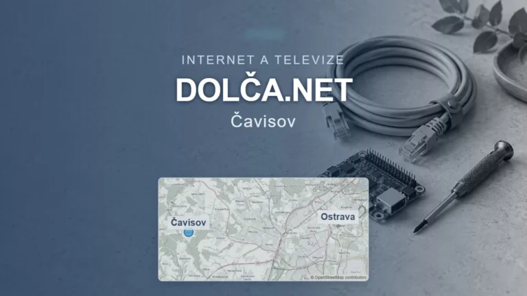 DolČa.NET, Čavisov – obecný tematický motiv a orientační mapa obce u Ostravy